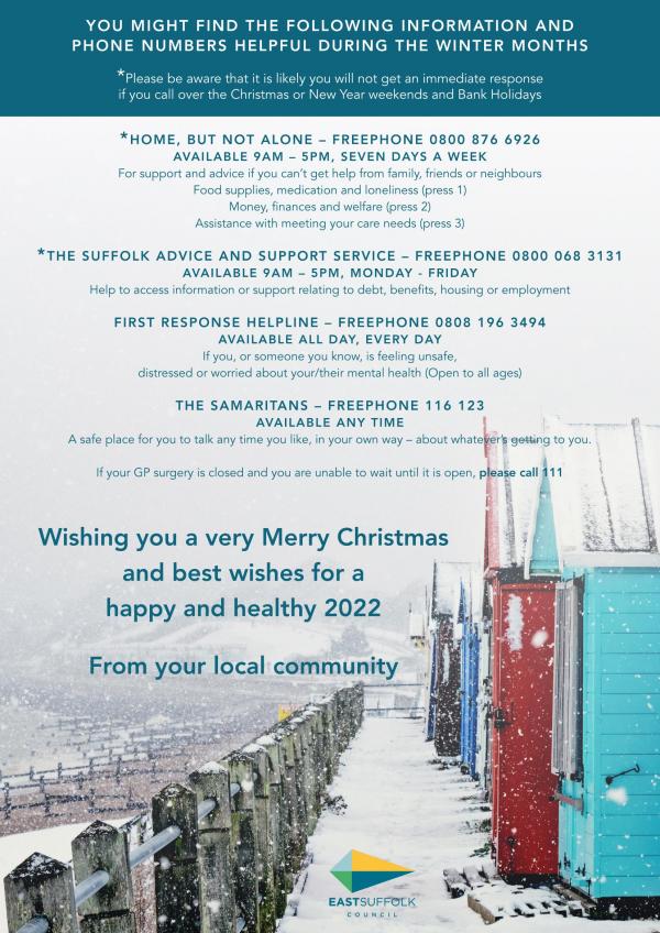 Helplines this Winter 