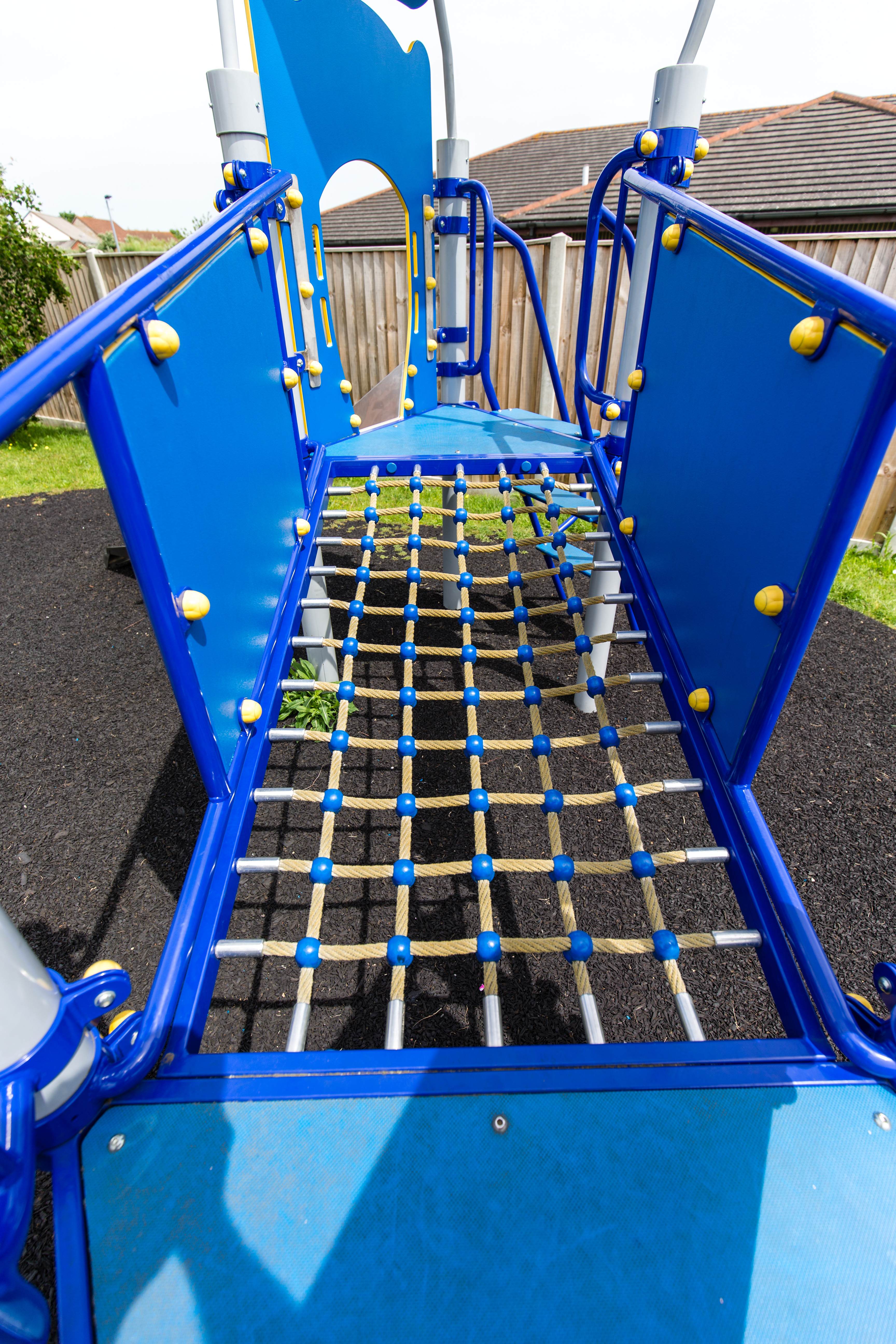 Mesh play equipment